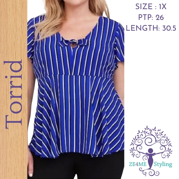 torrid Tops - Torrid Georgette Blouse Size 1